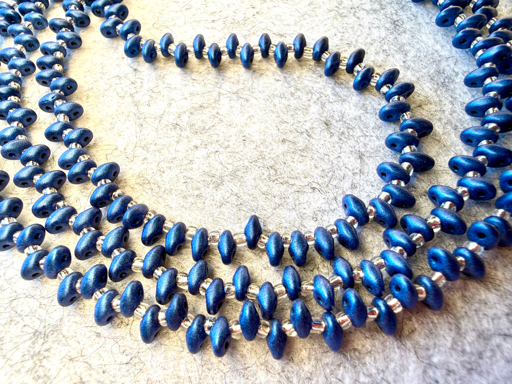 Navy Blue Unique Waistbeads (Wire Only)