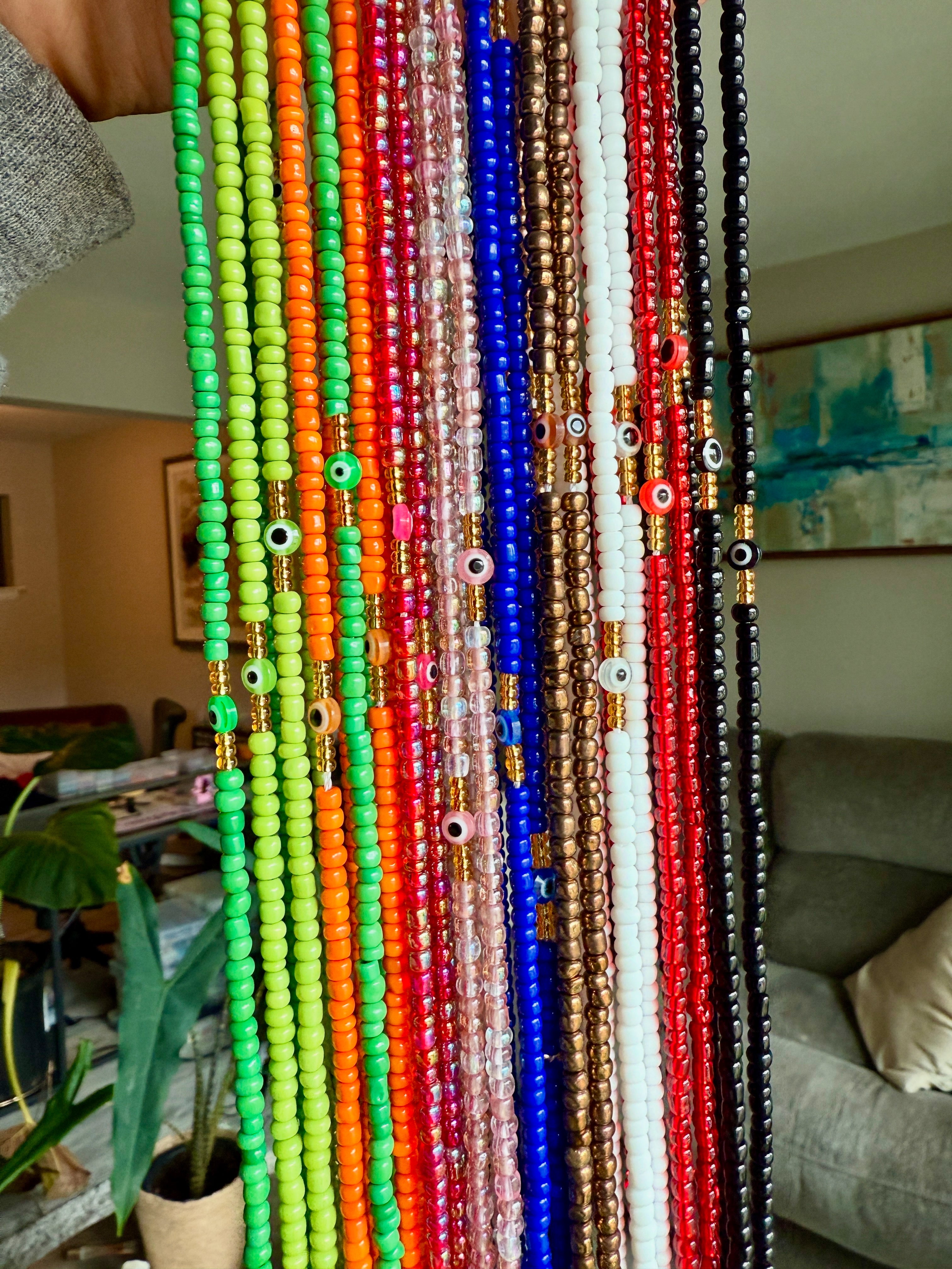 Third Eye Collection Seadbead Waistbeads for Protection