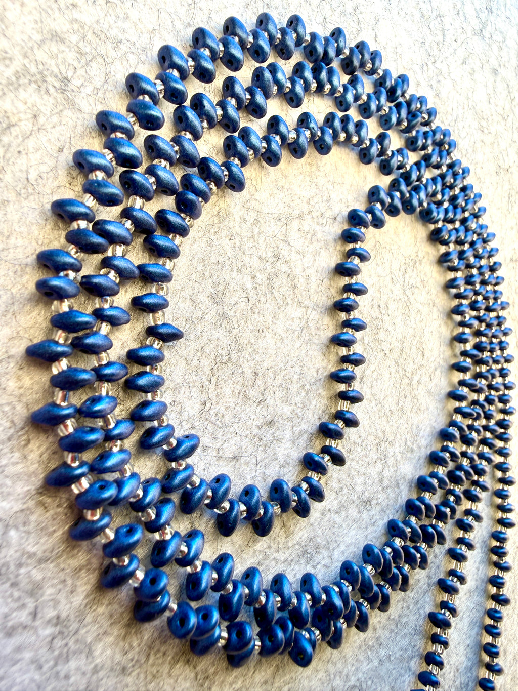 Navy Blue Unique Waistbeads (Wire Only)