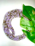 Purple Gray Bronze Seadbead Waistbeads (15)
