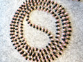 Pink Black Unique Waistbeads (Wire Only)