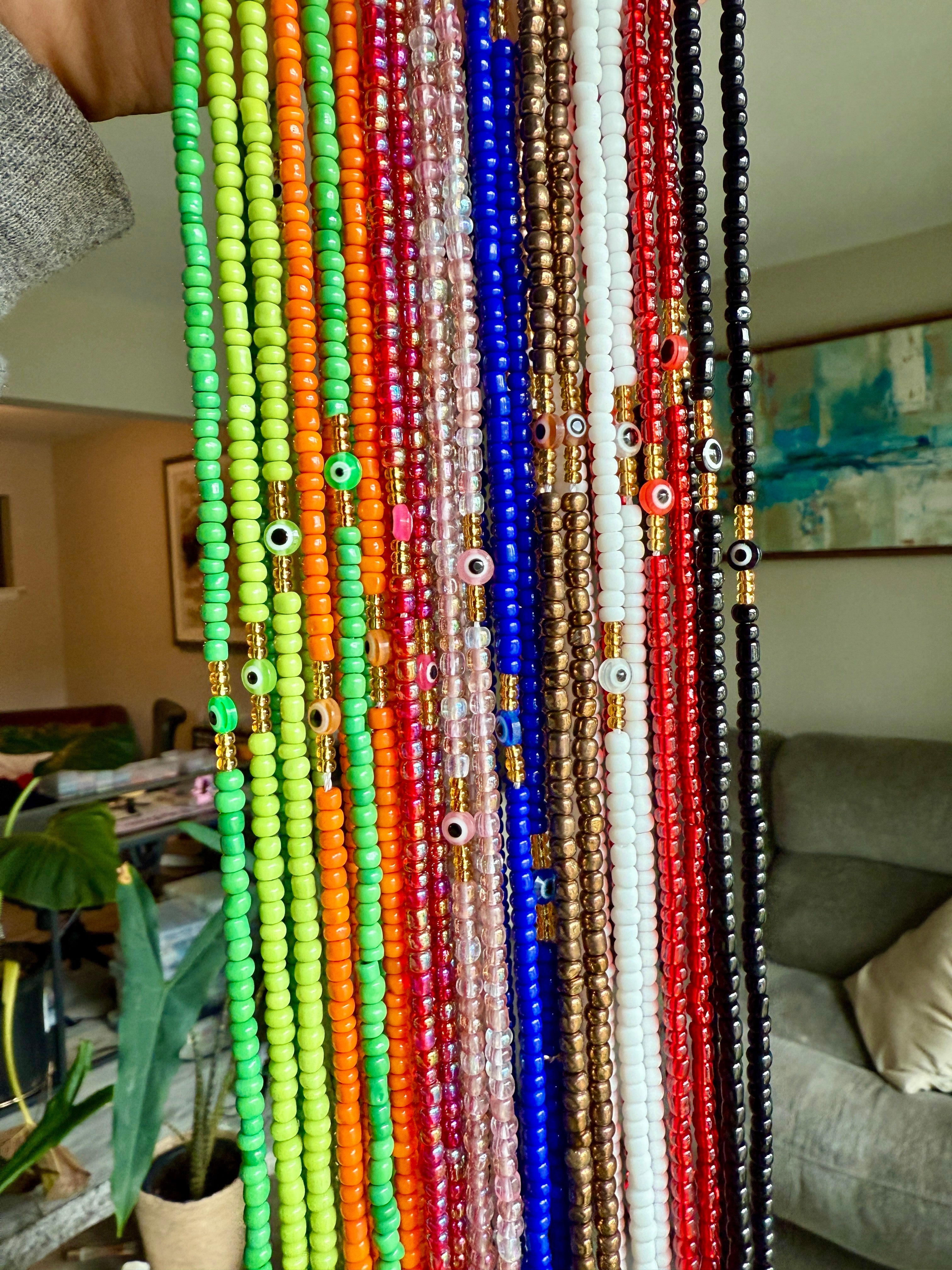 Third Eye Collection Seadbead Waistbeads for Protection