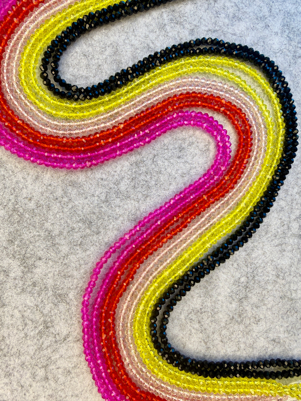 Crystal Solid Color Waistbeads