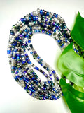 Blue Gray Black Clear Seadbead Waistbeads (19)